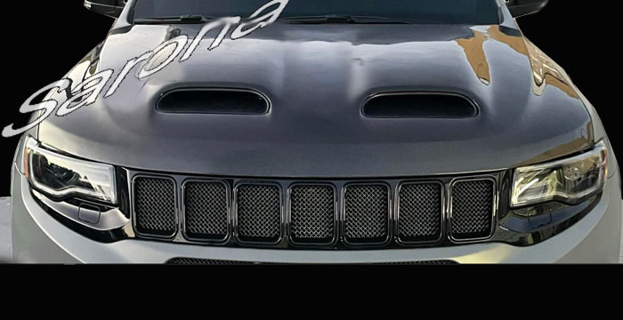 Custom Jeep Grand Cherokee  SUV/SAV/Crossover Hood (2011 - 2021) - $1290.00 (Part #JP-024-HD)